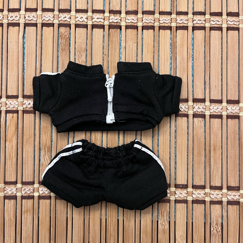 Black and White Labubu Tracksuit